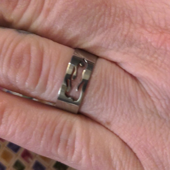 NWT Flame Fire Design Stainless Steel Size 21 & 18 - Picture 5 of 7